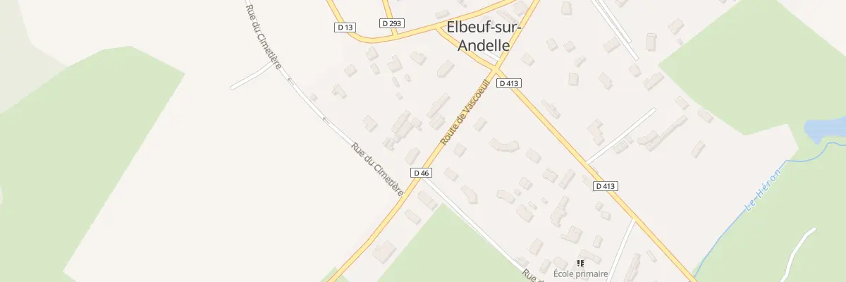 Plan du 13B Rte de Vascoeuil à Elbeuf-sur-Andelle