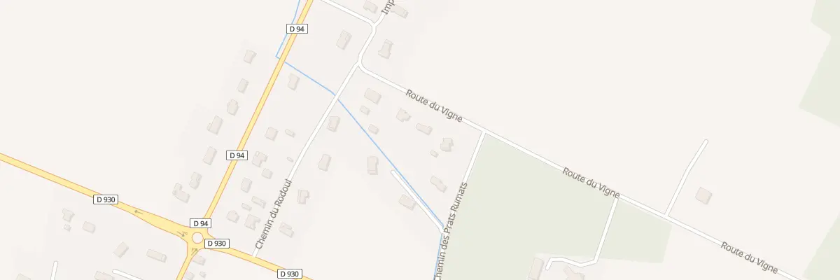 Plan du 923 Rte du Vigné à Orgueil