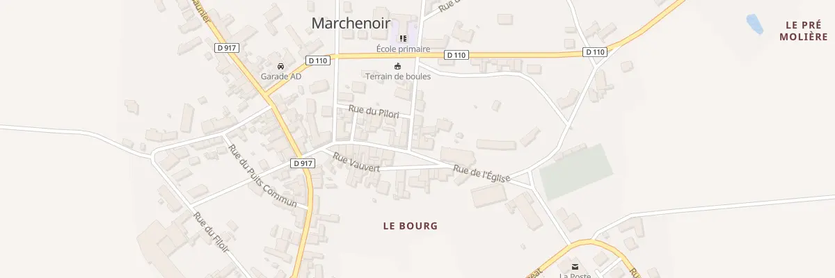 Plan du 17 Rue de l’Eglise à Marchenoir