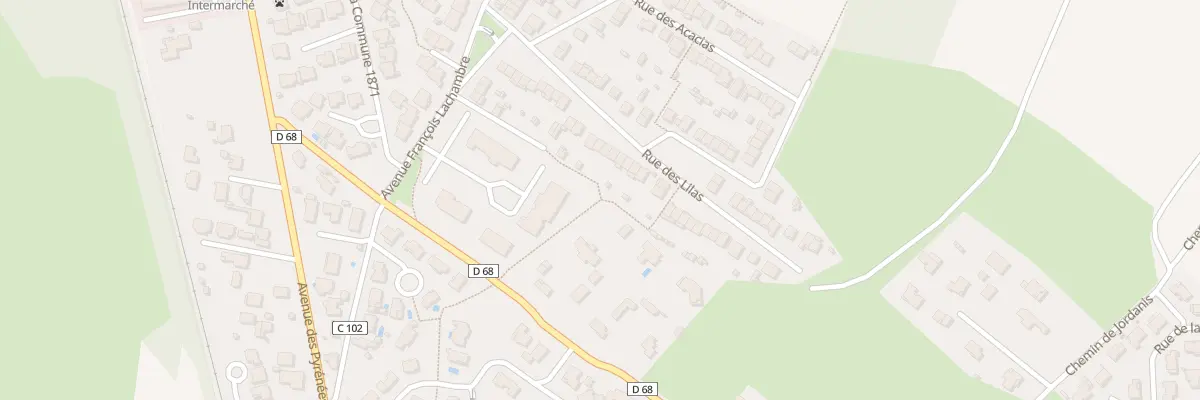 Plan du 35 Av Francois Lachambre à Pinsaguel