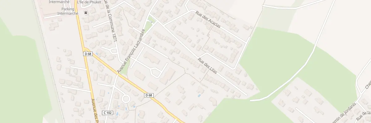 Plan du 37 Rue des Lilas à Pinsaguel