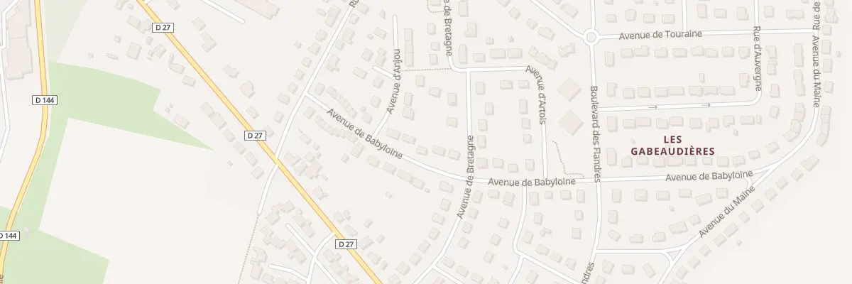 Plan du 21 Av de Babyloine à Bonneval