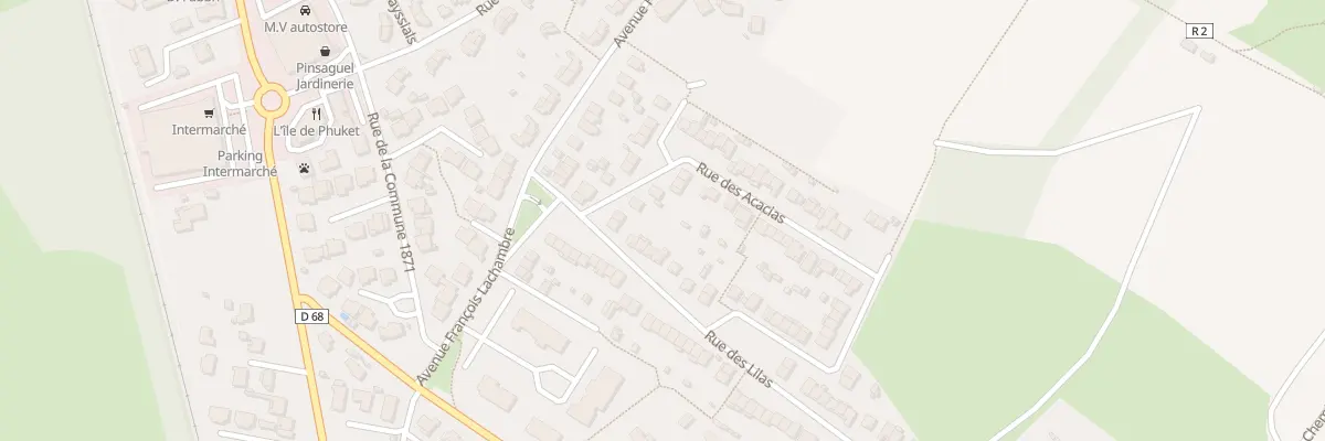Plan du 31 Rue des Acacias à Pinsaguel