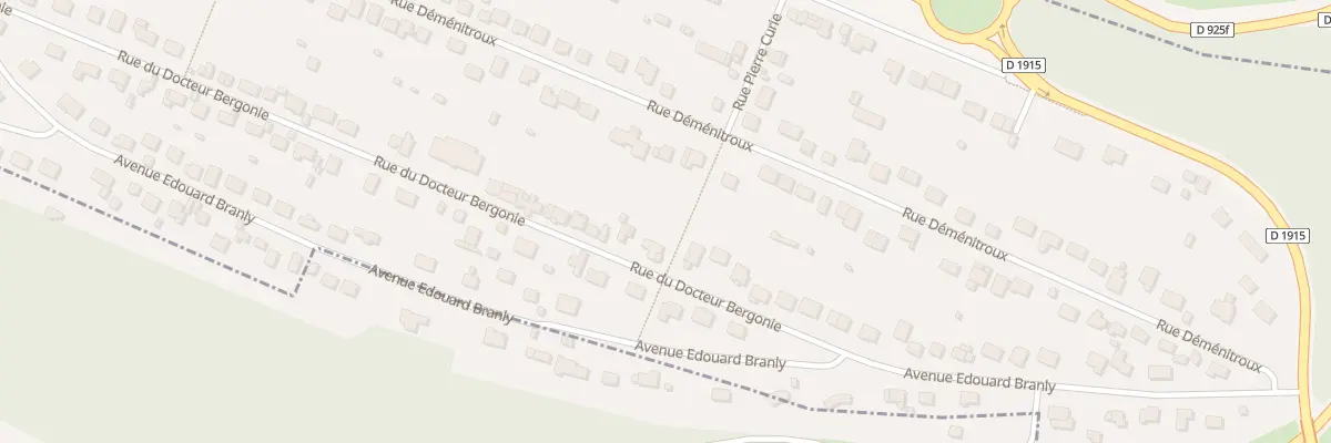 Plan du 12 Rue du Docteur Bergonié à Eu