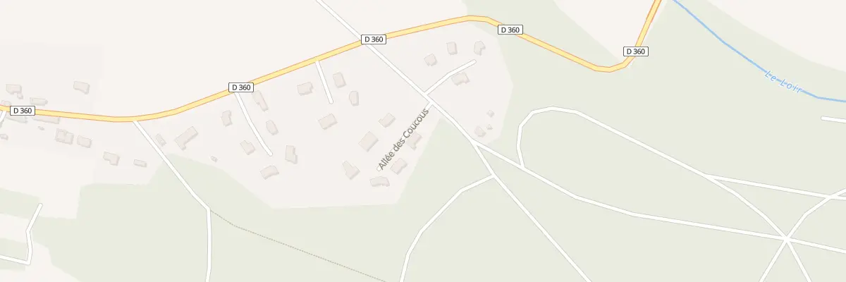 Plan du 1 All des Coucous à Saint-Maur-sur-le-Loir