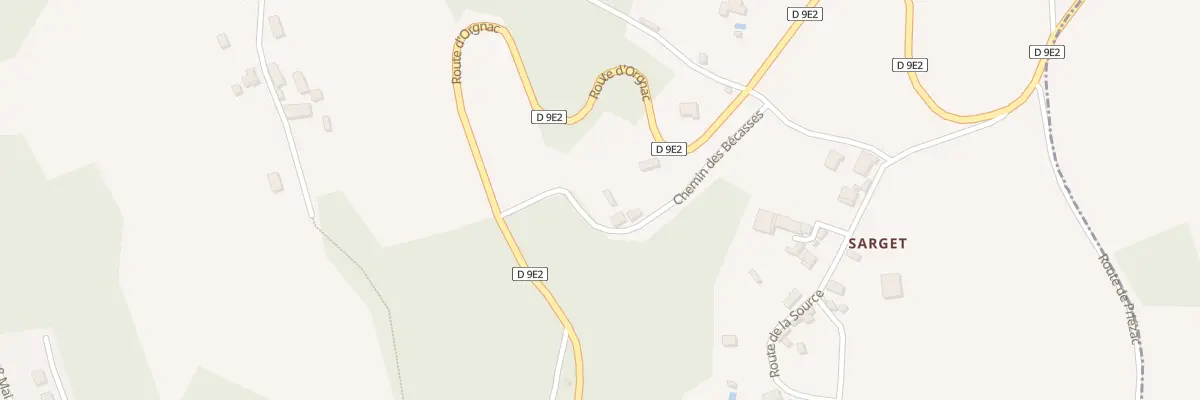 Plan du 5205A Sarget à Vignols