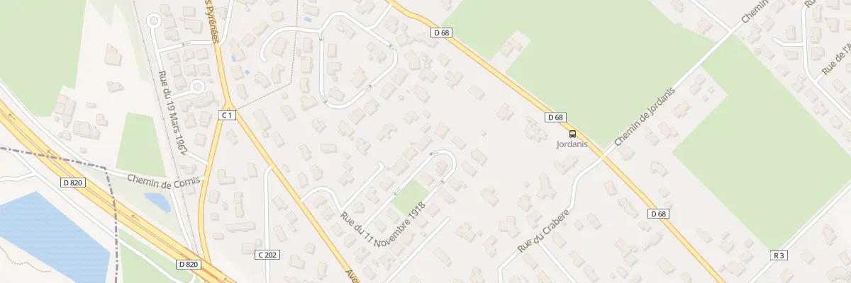 Plan du 36 Rue du 11 Novembre 1918 à Pinsaguel