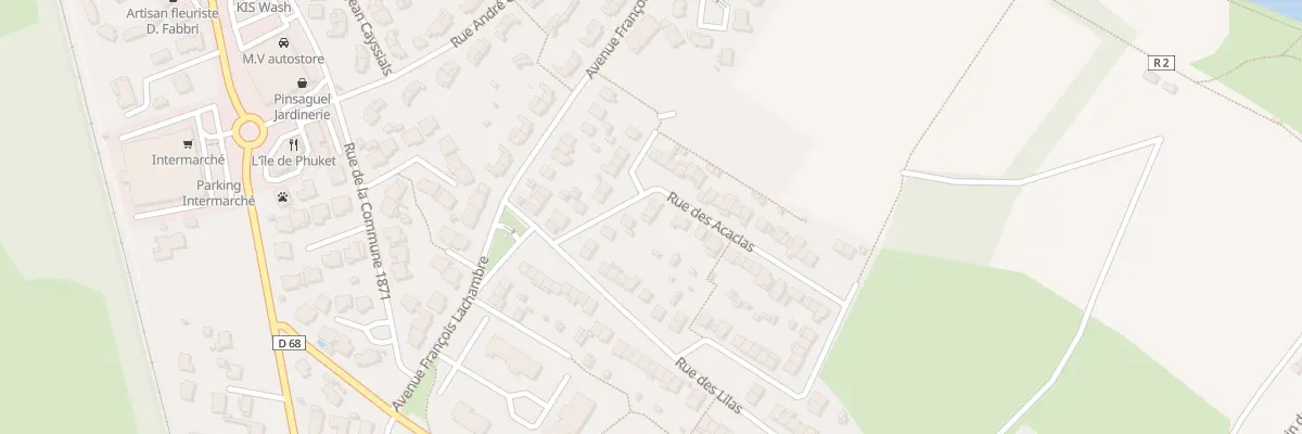 Plan du 27 Rue des Acacias à Pinsaguel