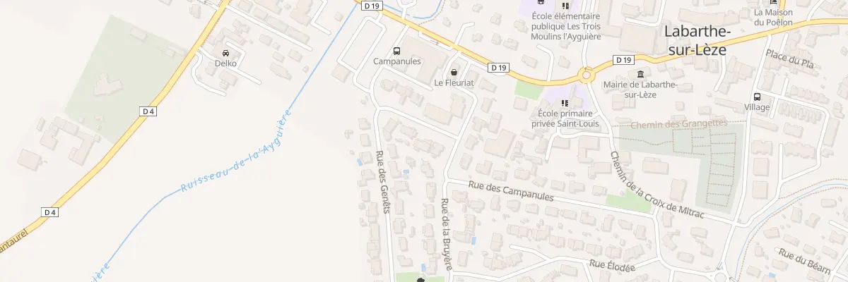 Plan du 66 Rue des Campanules à Labarthe-sur-Lèze