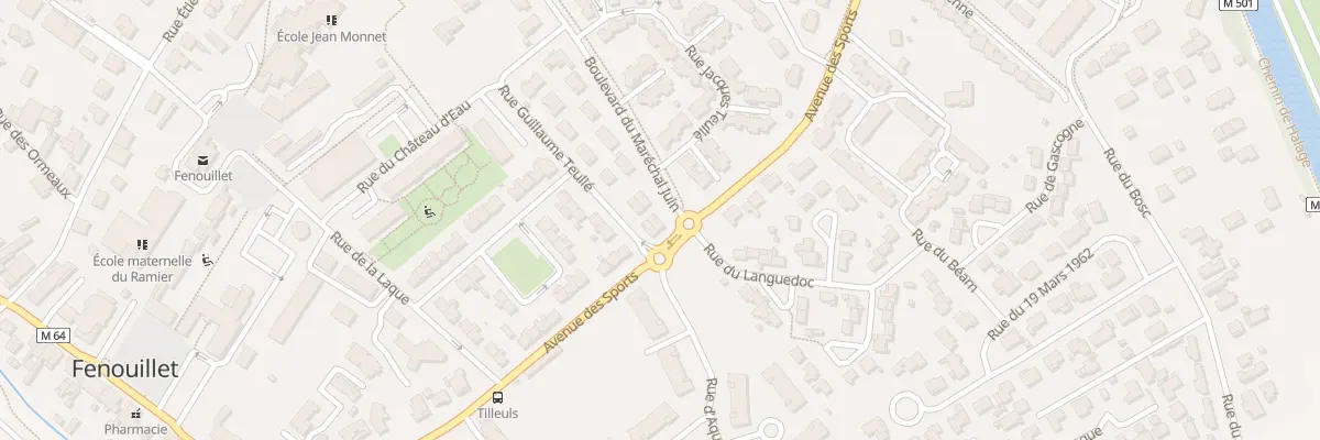 Plan du 2 Bd du Maréchal Juin à Fenouillet