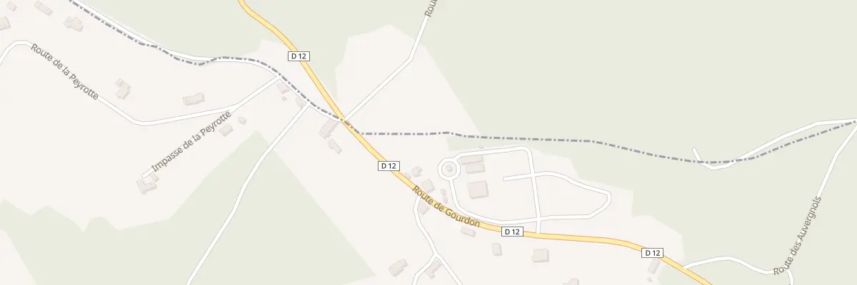 Plan du 6487F Bois du Claux à Boissières