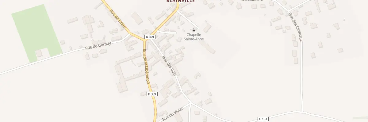 Plan du 11 Rue des Gats à Marville-Moutiers-Brûlé