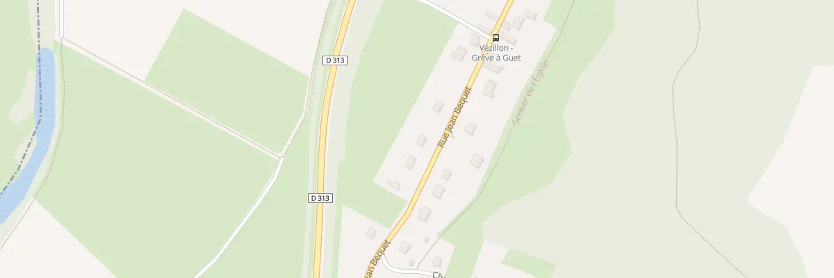 Plan du 52 Rue Jean Bequet à Vézillon