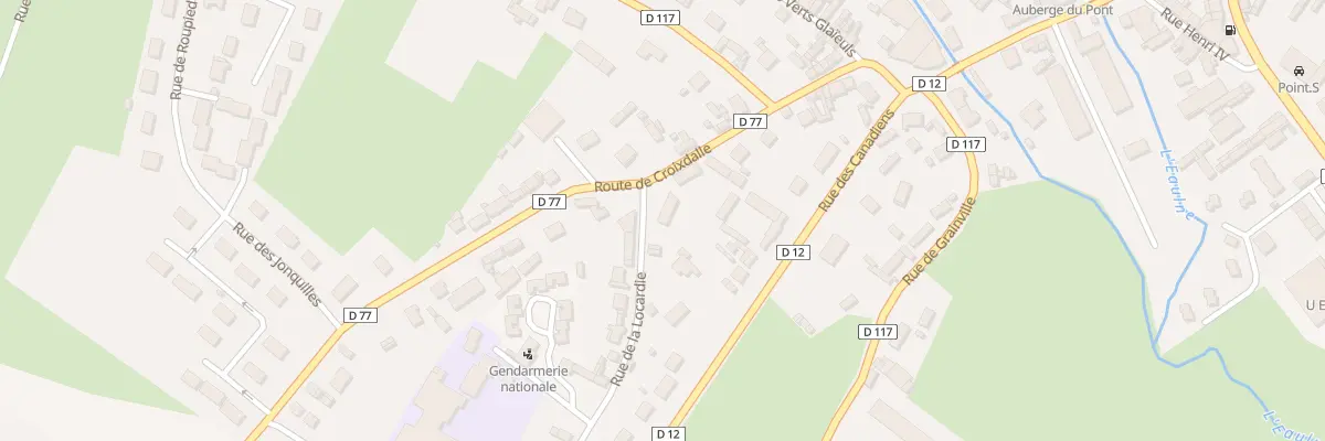 Plan du 1 Rue de la Locardie à Londinières