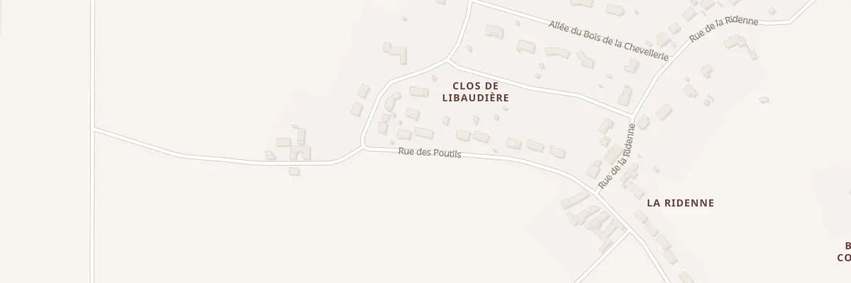 Plan du 40 Rue des Poutils à Cormeray