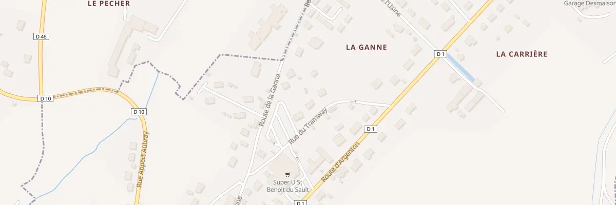 Plan du 5476 La Ganne à Saint-Benoît-du-Sault