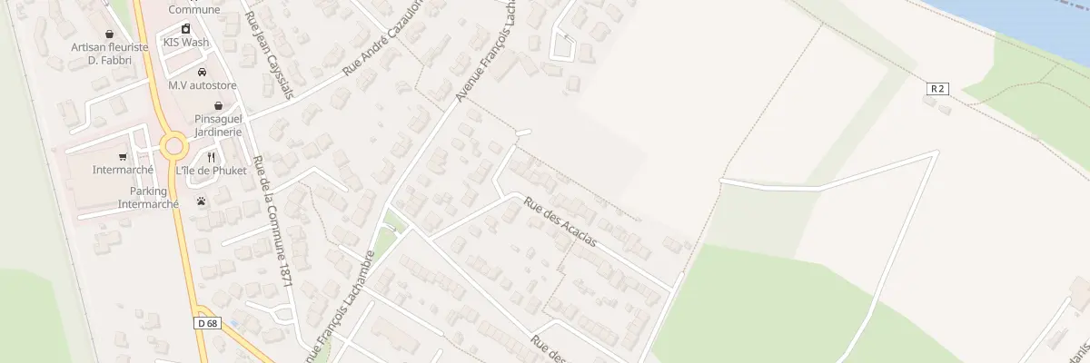 Plan du 28 Rue des Acacias à Pinsaguel