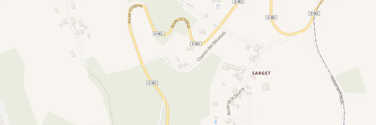 Plan du 2 Che Des Becasses à Vignols