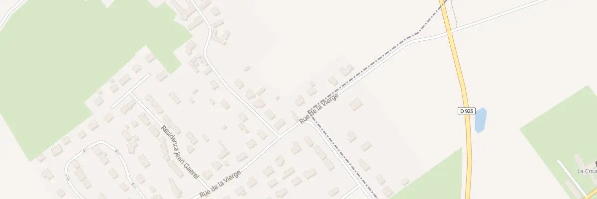 Plan du 59A Rue de la Vierge à Étalondes