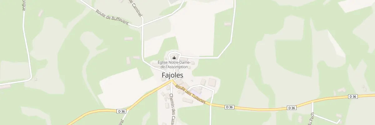 Plan du 12 Pl du Bourg à Fajoles