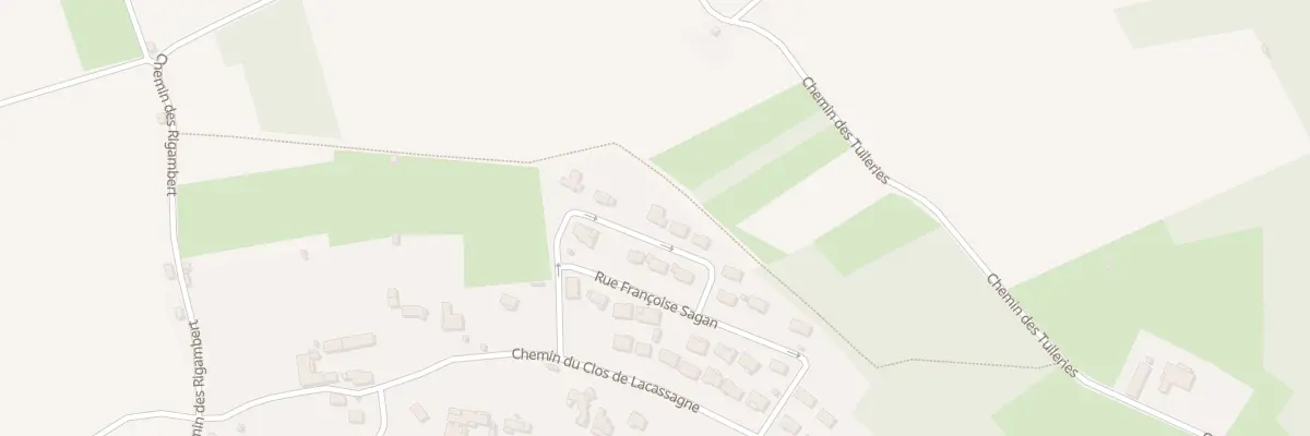 Plan du 447 Rue Francoise Sagan à Pradines