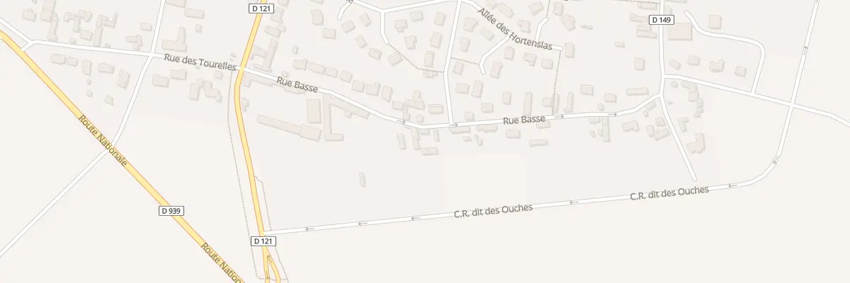 Plan du 6 Rue Basse à Bailleau-l’Évêque
