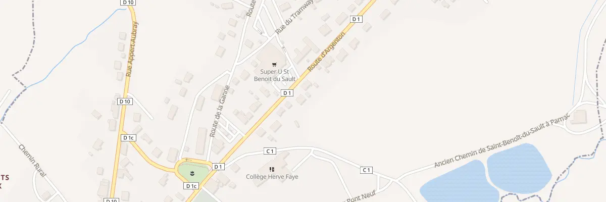 Plan du 10 Rte d’Argenton à Saint-Benoît-du-Sault