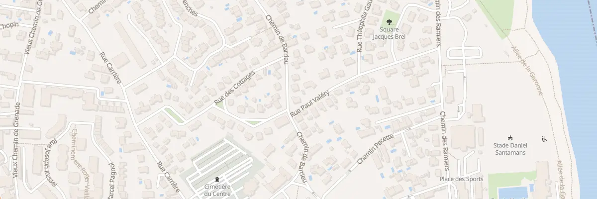 Plan du 16 Che Barrieu à Blagnac