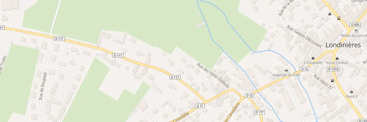 Plan du 11 Rue des Verts Glaieuls à Londinières