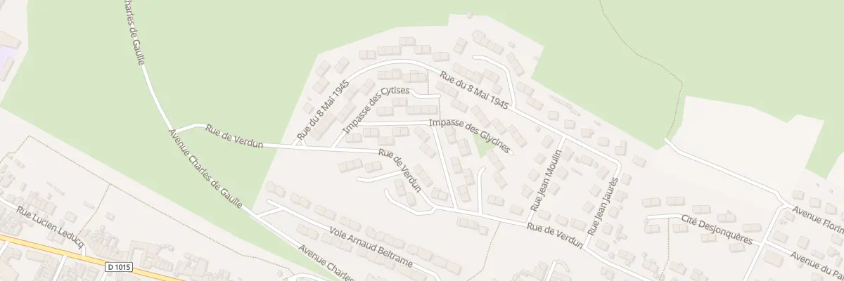 Plan du 43Q Rue de Verdun à Mers-les-Bains