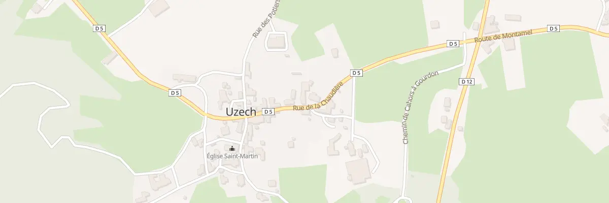Plan du 116 Rue de la Chaudière à Uzech