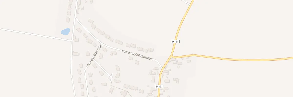 Plan du 8 Rue du Soleil Couchant à Bailleau-l’Évêque