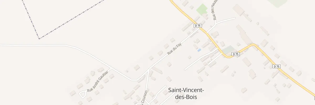 Plan du 8 Rue du Fay à Saint-Vincent-des-Bois