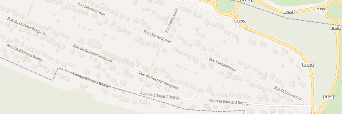 Plan du 41 Rue Déménitroux à Eu