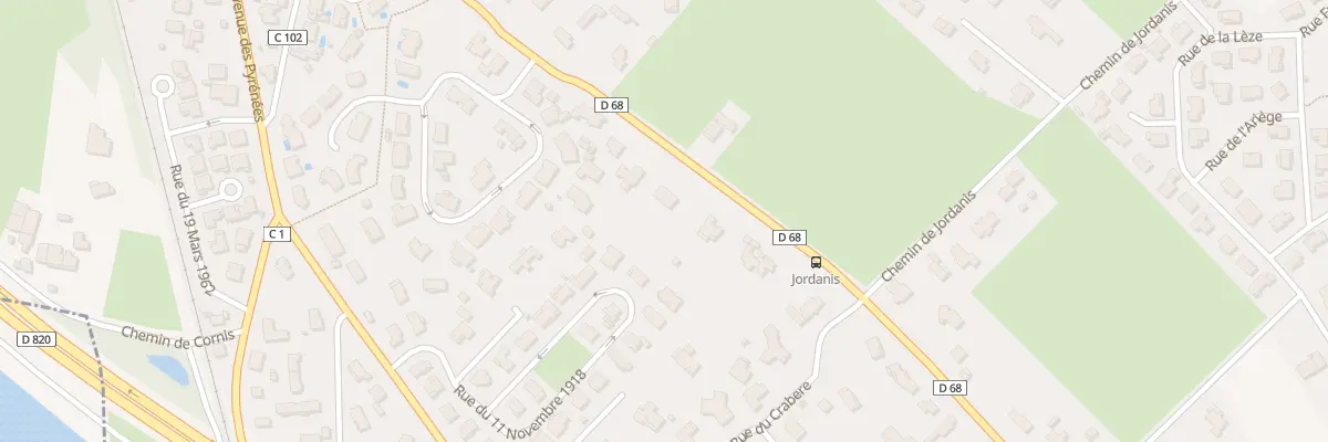 Plan du 16 Rte de Lacroix-falgarde à Pinsaguel