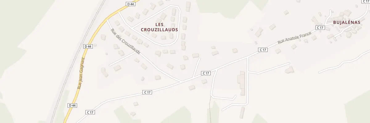Plan du 3 Rue des Crouzillauds à Ambazac