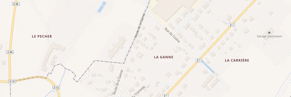 Plan du 3 Rte de la Ganne à Saint-Benoît-du-Sault