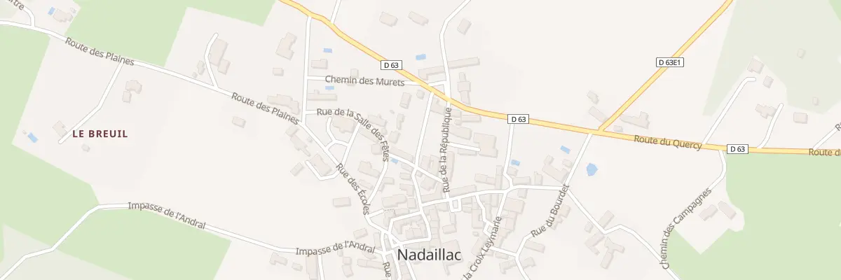 Plan du 41 Rue Noire à Nadaillac