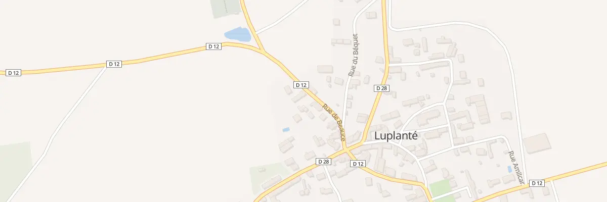 Plan du 3 Rue de Beauce à Luplanté
