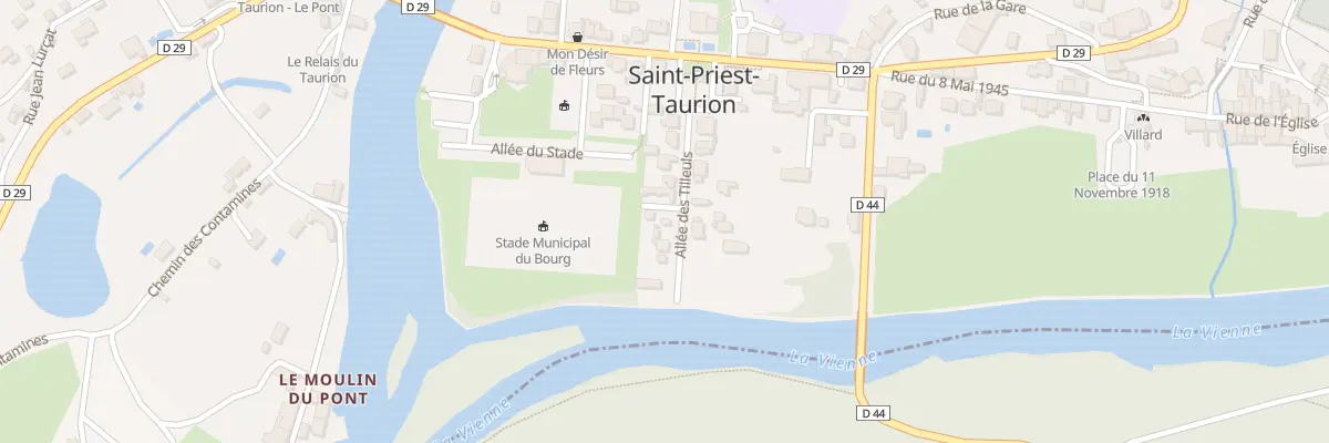 Plan du 22 All des Tilleuls à Saint-Priest-Taurion