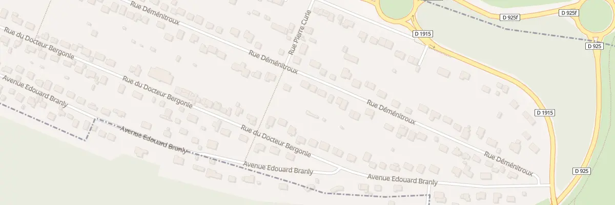 Plan du 39 Rue Déménitroux à Eu