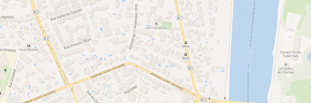 Plan du 9 Av General Compans à Blagnac