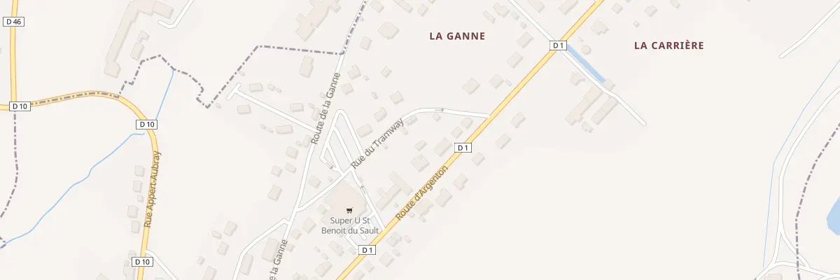 Plan du 5297 Rte d’Argenton à Saint-Benoît-du-Sault