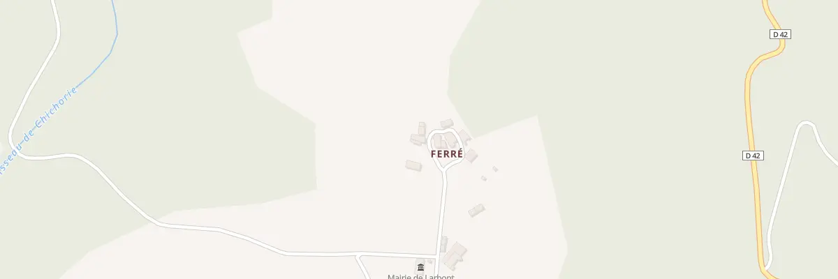 Plan du 32 Ferre à Larbont