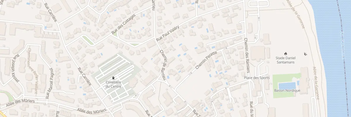 Plan du 4 Che Barrieu à Blagnac