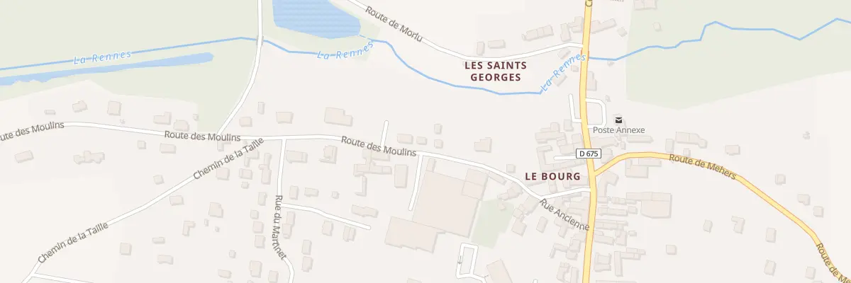 Plan du 16 Rte des Moulins à Saint-Romain-sur-Cher