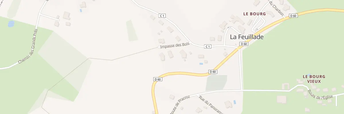 Plan du 6 Rte de la Tuillère à La Feuillade