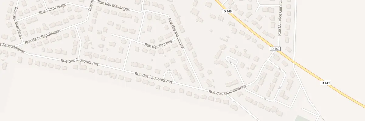 Plan du 24 Rue des Mesanges à Amilly