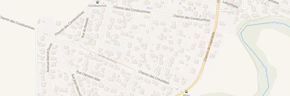 Plan du 221 Che des Condoumines à Labarthe-sur-Lèze
