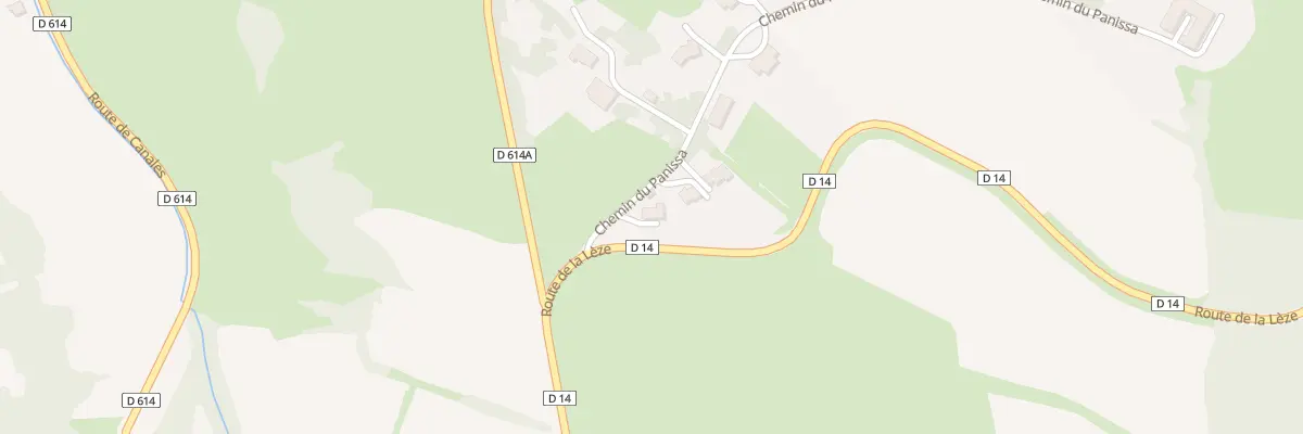Plan du 174 L’Hoste à Carla-Bayle